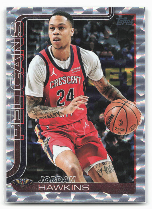 2025-26 Topps #194 Jordan Hawkins Crackleboard