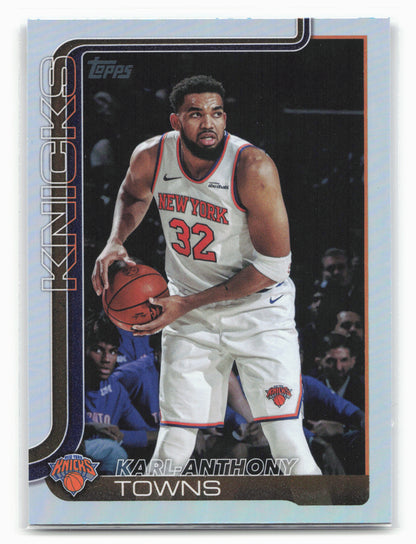 2025-26 Topps #19 Karl-Anthony Towns Rainbow Foilboard
