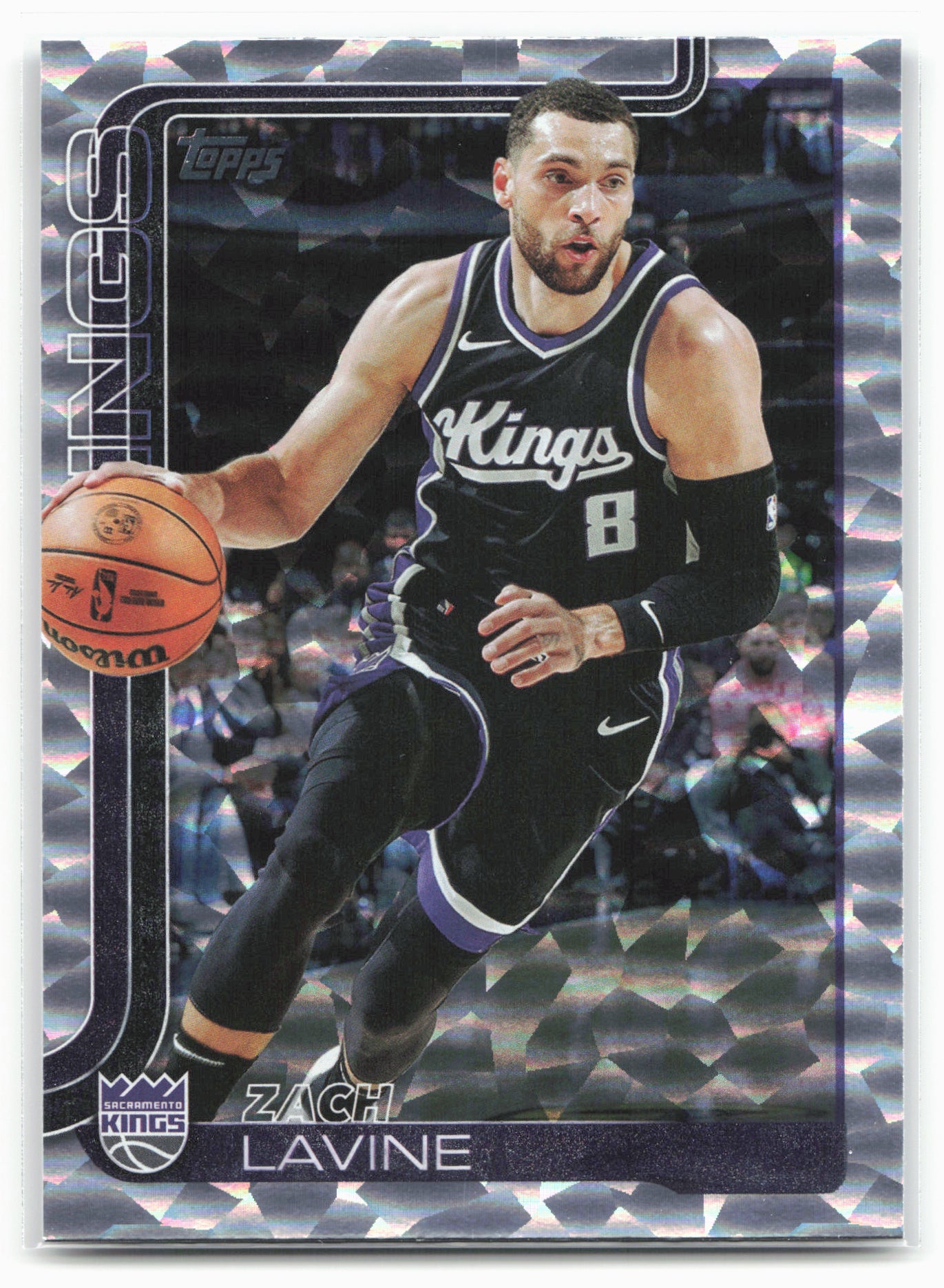 2025-26 Topps #163 Zach LaVine Crackleboard