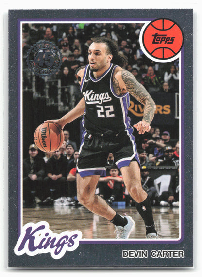 2025-26 Topps #80BK-31 Devin Carter 1980-81 Topps Basketball 24125