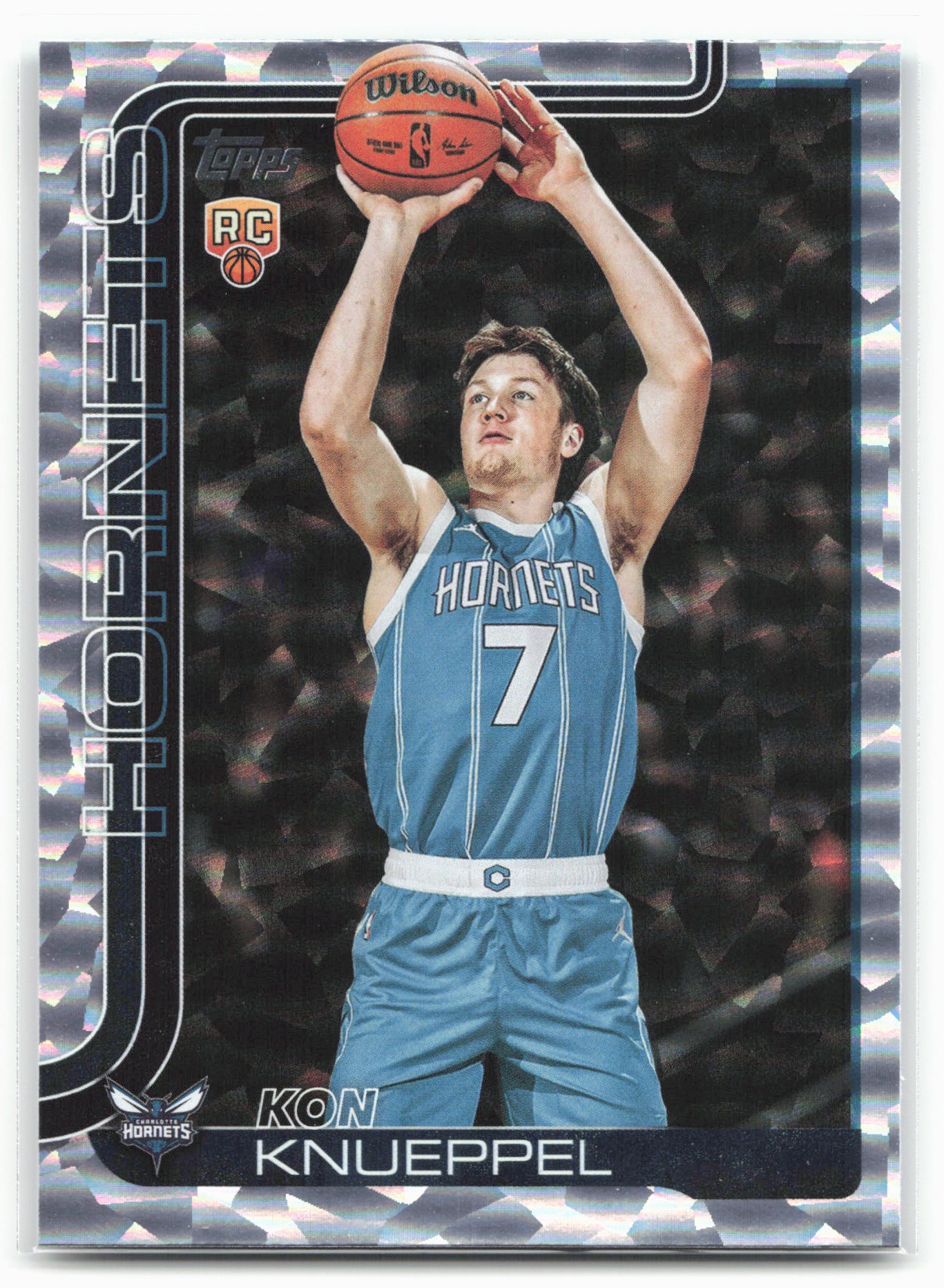 2025-26 Topps #204 Kon Knueppel Crackleboard