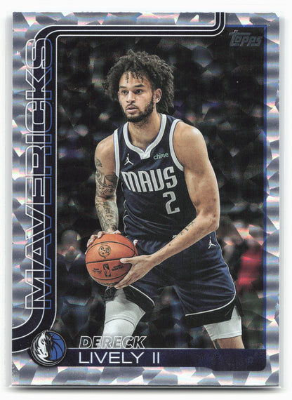 2025-26 Topps #172 Dereck Lively II Crackleboard