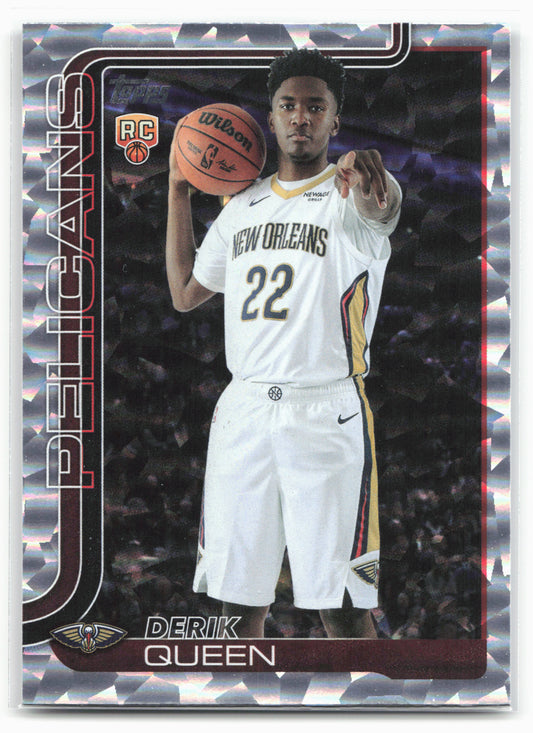 2025-26 Topps #213 Derik Queen Crackleboard