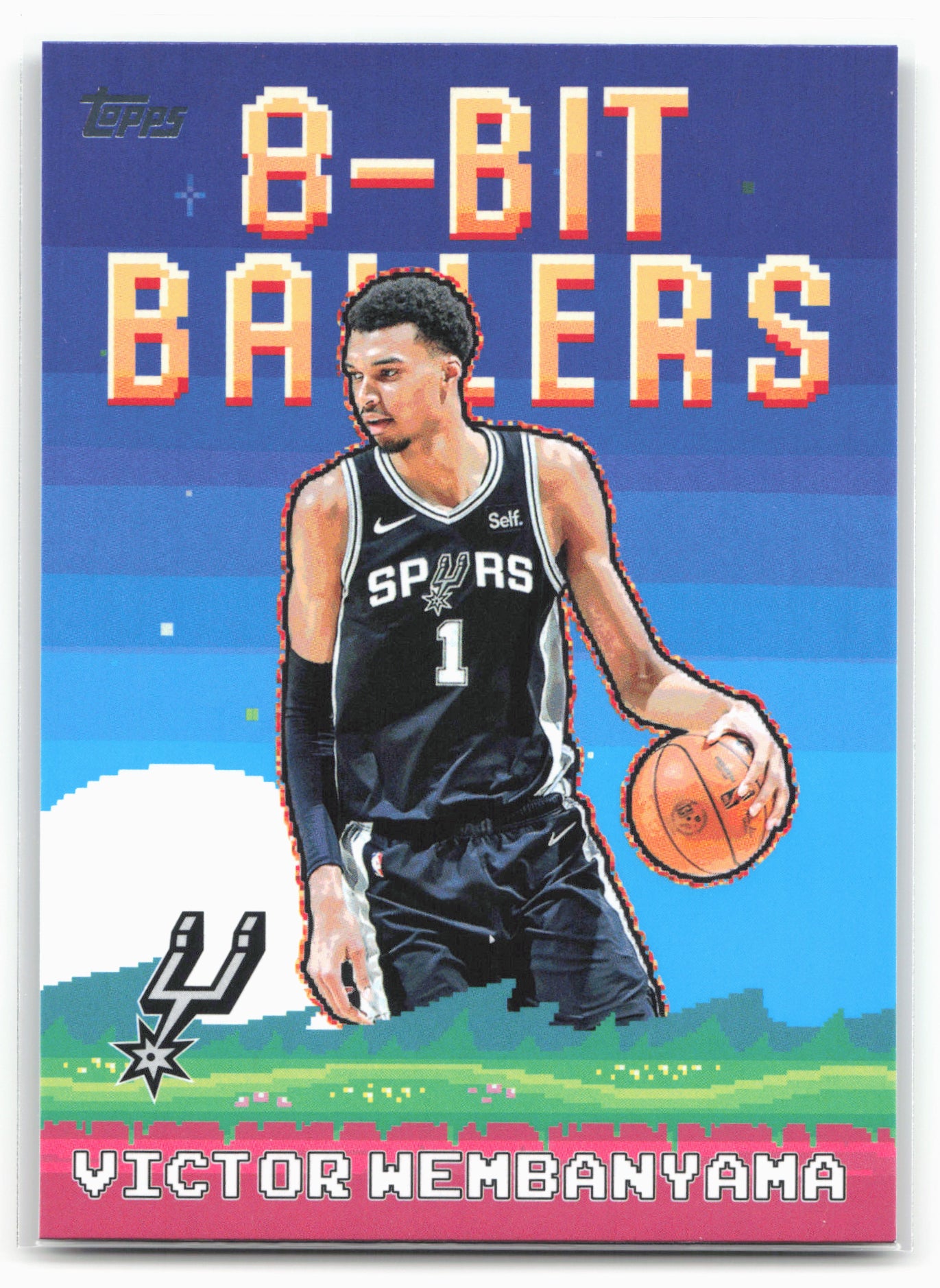 2025-26 Topps #8B-4 Victor Wembanyama 8-Bit Ballers 24137