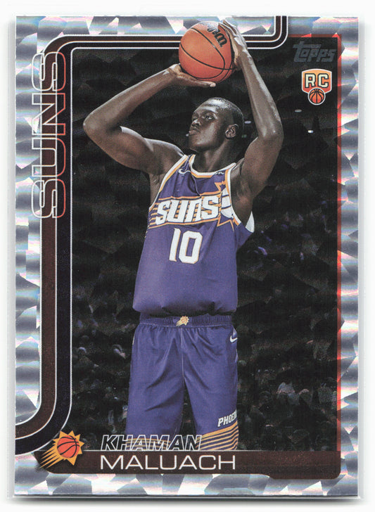 2025-26 Topps #210 Khaman Maluach Crackleboard