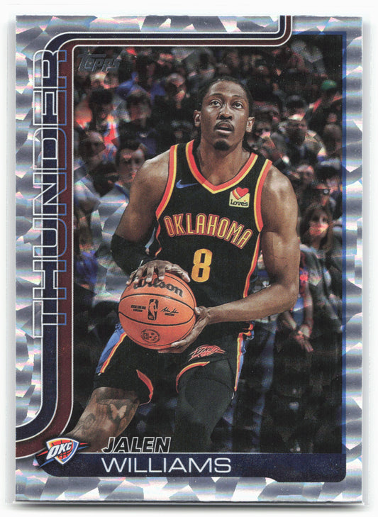 2025-26 Topps #116 Jalen Williams Crackleboard
