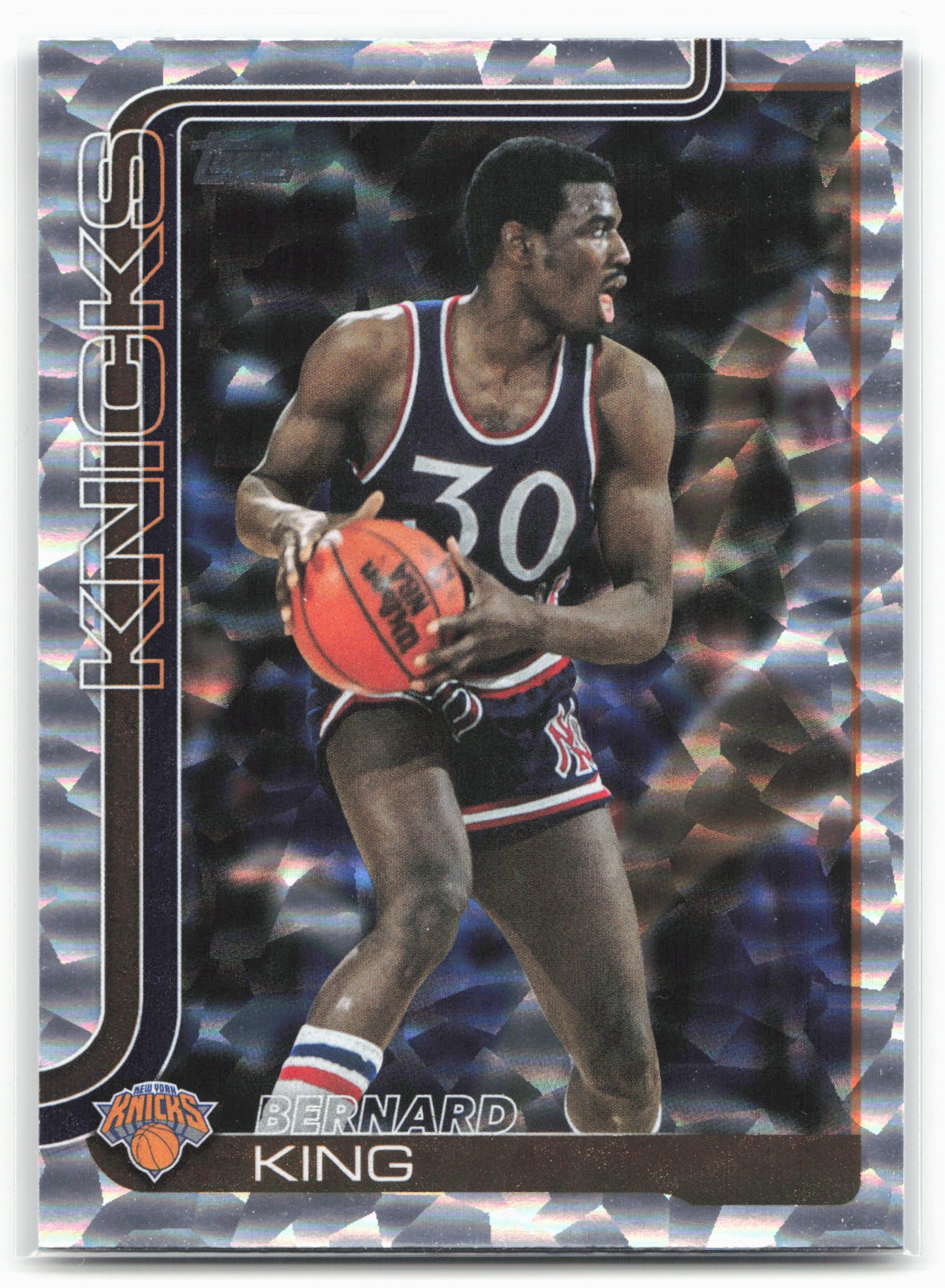 2025-26 Topps #268 Bernard King Crackleboard
