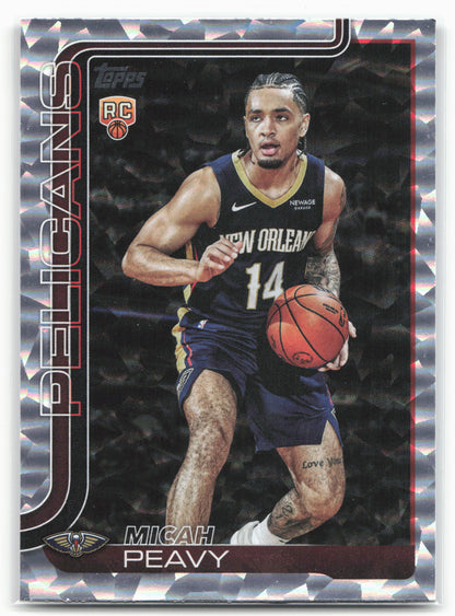 2025-26 Topps #241 Micah Peavy Crackleboard