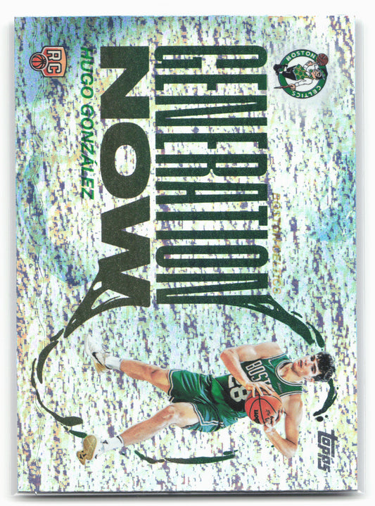 2025-26 Topps #GN-28 Hugo González Generation Now Holo Foil