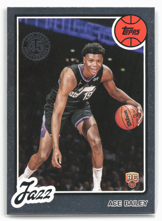 2025-26 Topps #80BK-54 Ace Bailey 1980-81 Topps Basketball