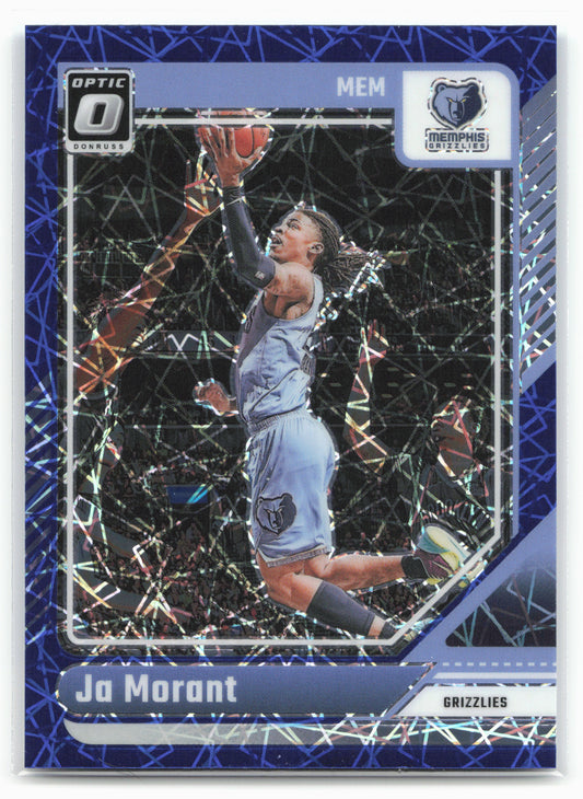 2024-25 Donruss Optic #106 Ja Morant Blue Velocity