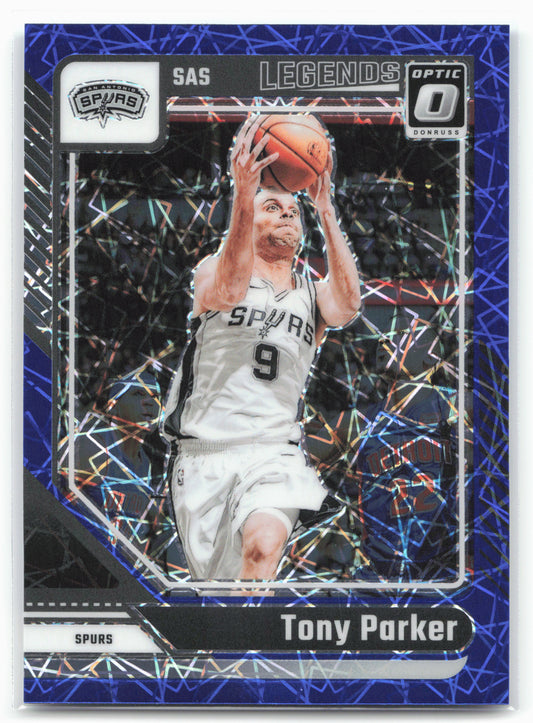 2024-25 Donruss Optic #235 Tony Parker Blue Velocity