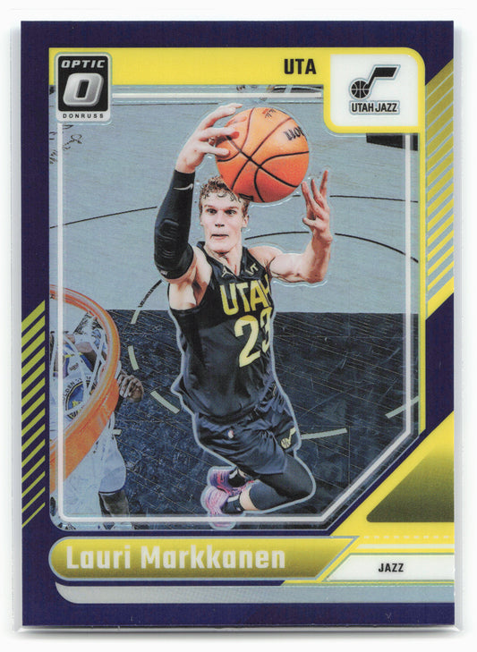 2024-25 Donruss Optic #73 Lauri Markkanen Purple