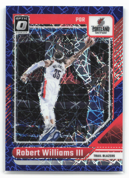 2024-25 Donruss Optic #139 Robert Williams III Blue Velocity