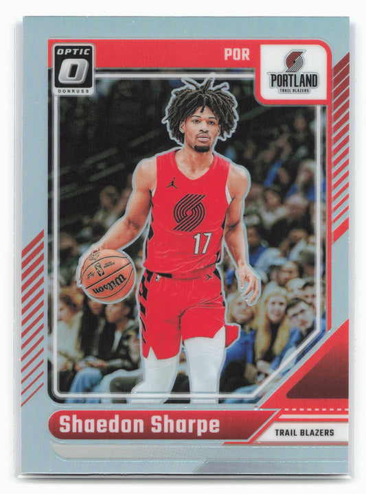 2024-25 Donruss Optic #175 Shaedon Sharpe Holo