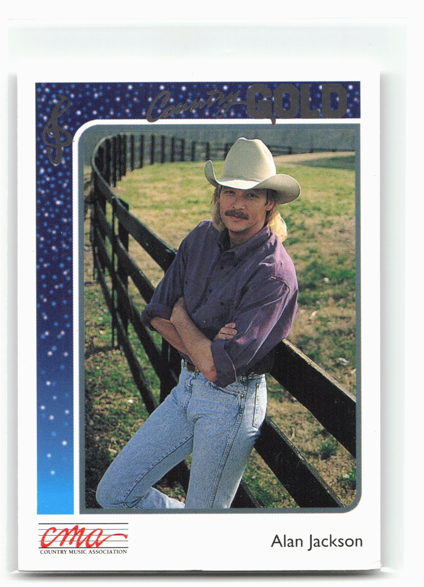 1992 Sterling Country Gold #50 Alan Jackson Gold Foil