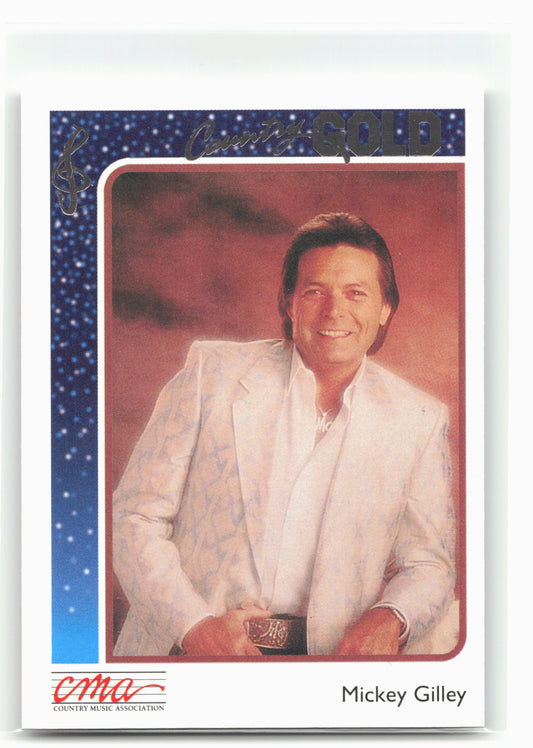 1992 Sterling Country Gold #21 Mickey Gilley Gold Foil