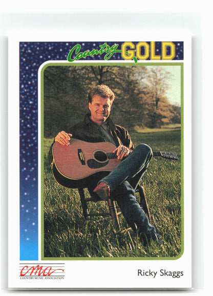 1992 Sterling Country Gold #41 Ricky Skaggs