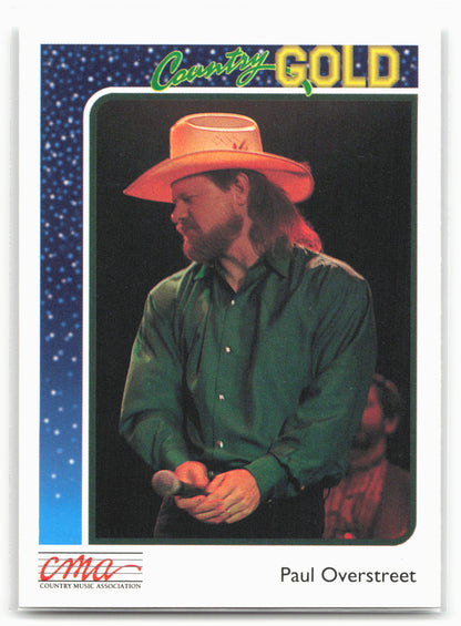 1992 Sterling Country Gold #62 Paul Overstreet