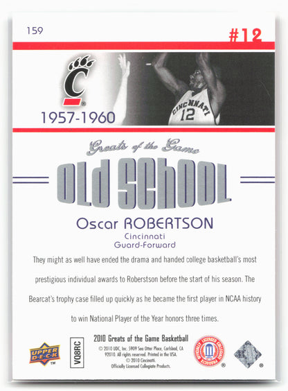 2009-10 Upper Deck Greats of the Game #159 Oscar Robertson