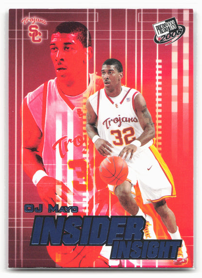 2008 Press Pass #II-7 O.J. Mayo Insider Insight Blue