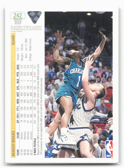 1991-92 Upper Deck Italian #35a Muggsy Bogues