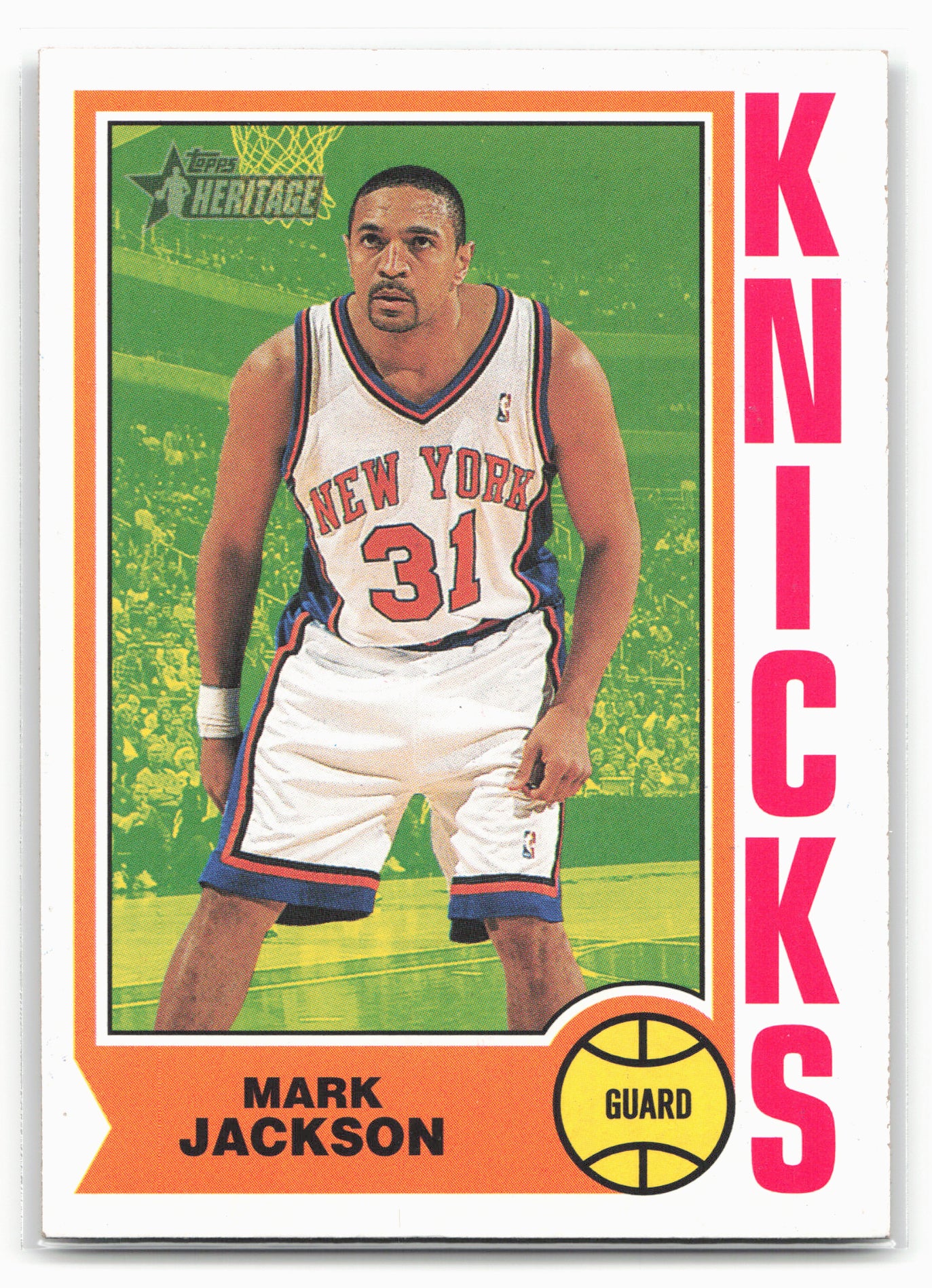 2001-02 Topps Heritage #175 Mark Jackson