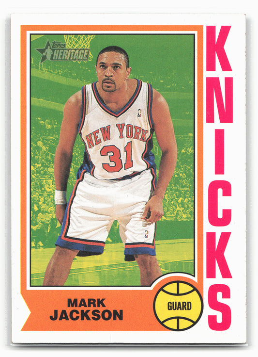 2001-02 Topps Heritage #175 Mark Jackson
