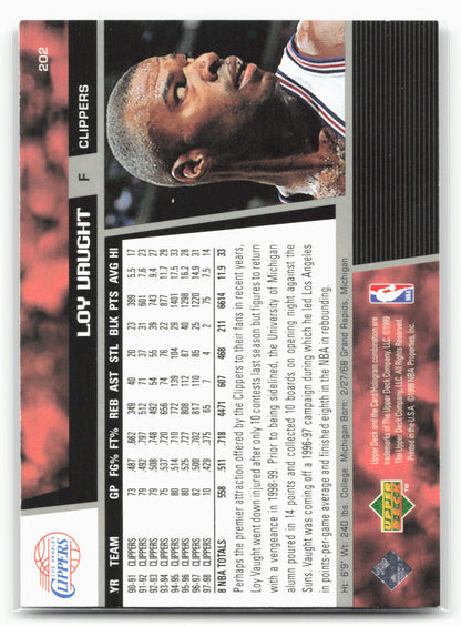1998-99 Upper Deck #202 Loy Vaught