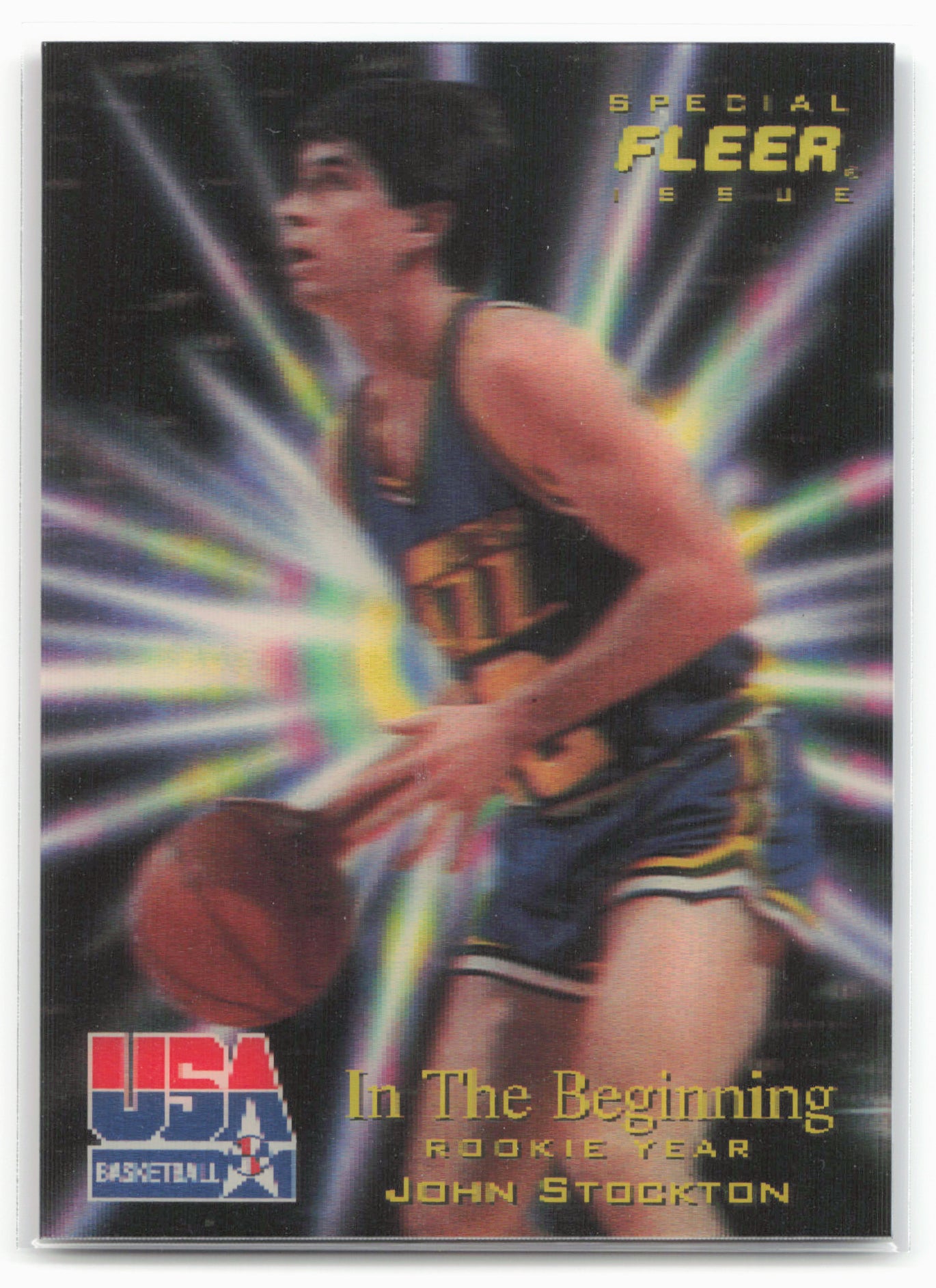 1996 Fleer USA #10 John Stockton