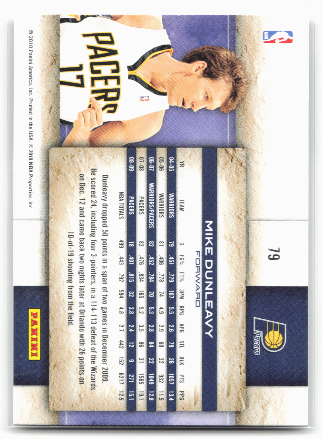 2009-10 Panini Studio #79 Mike Dunleavy