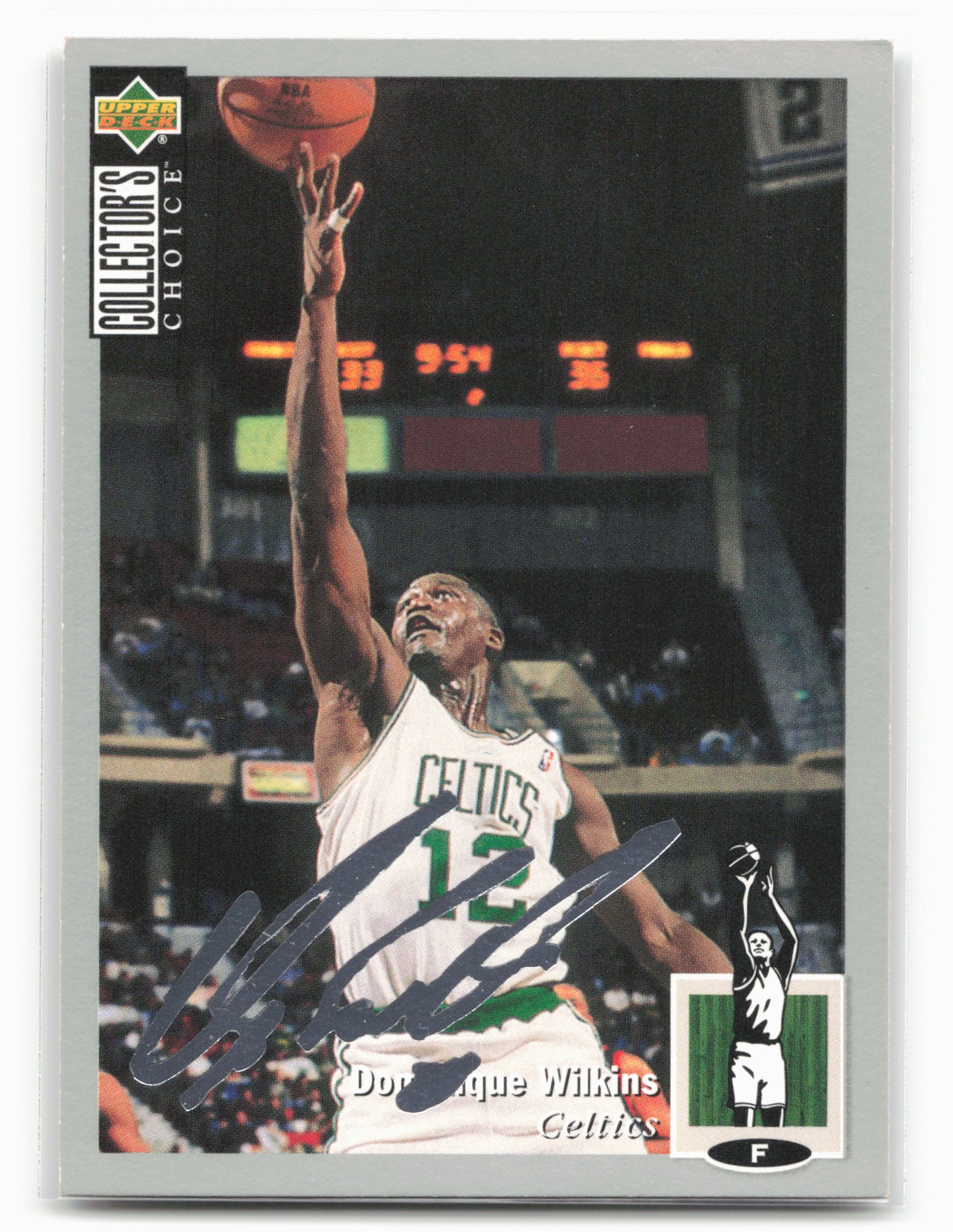 1994-95 Collector's Choice #247 Dominique Wilkins Silver Signature