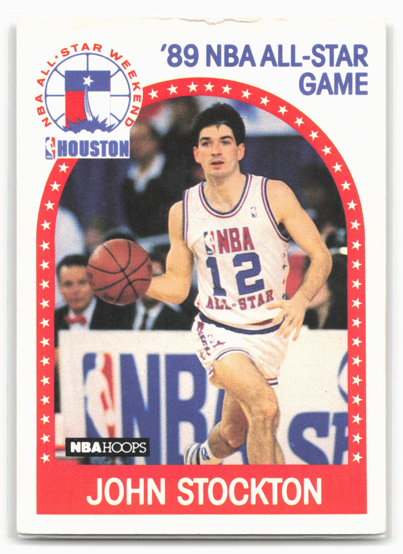 1989-90 Hoops All-Star Panels Perforated #297 John Stockton