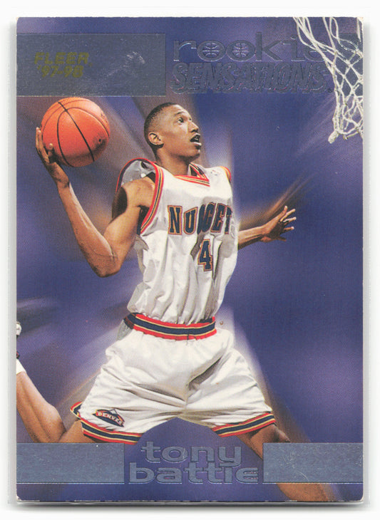 1997-98 Fleer #2RS Tony Battie Rookie Sensations