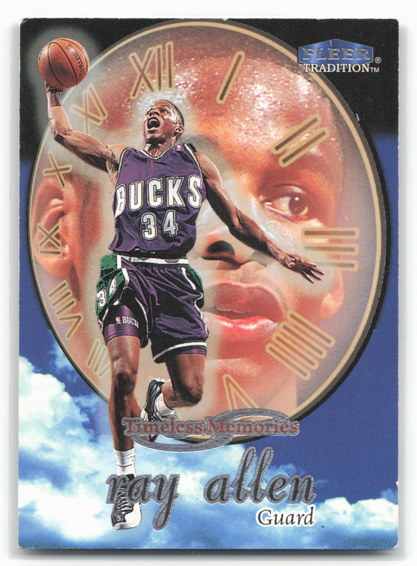 1998-99 Fleer Tradition #2TM Ray Allen Timeless Memories