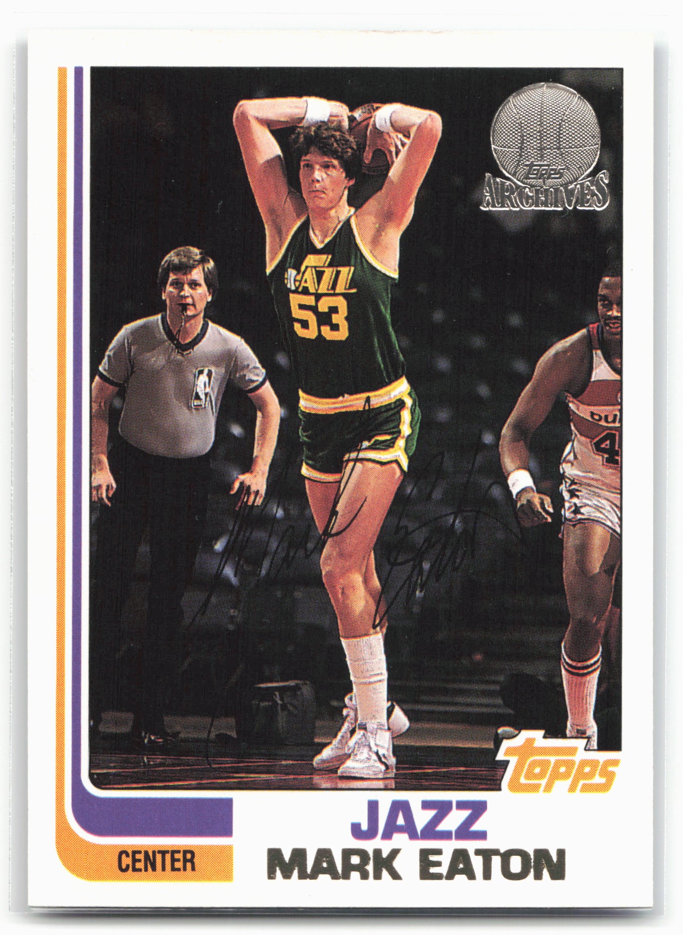 1992-93 Topps Archives #25 Mark Eaton Gold