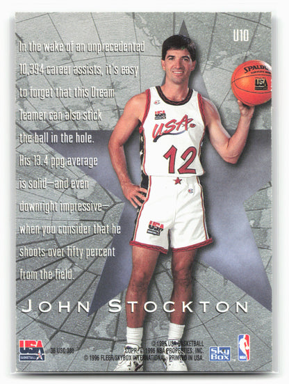 1995-96 SkyBox Premium #U10 John Stockton USA Basketball