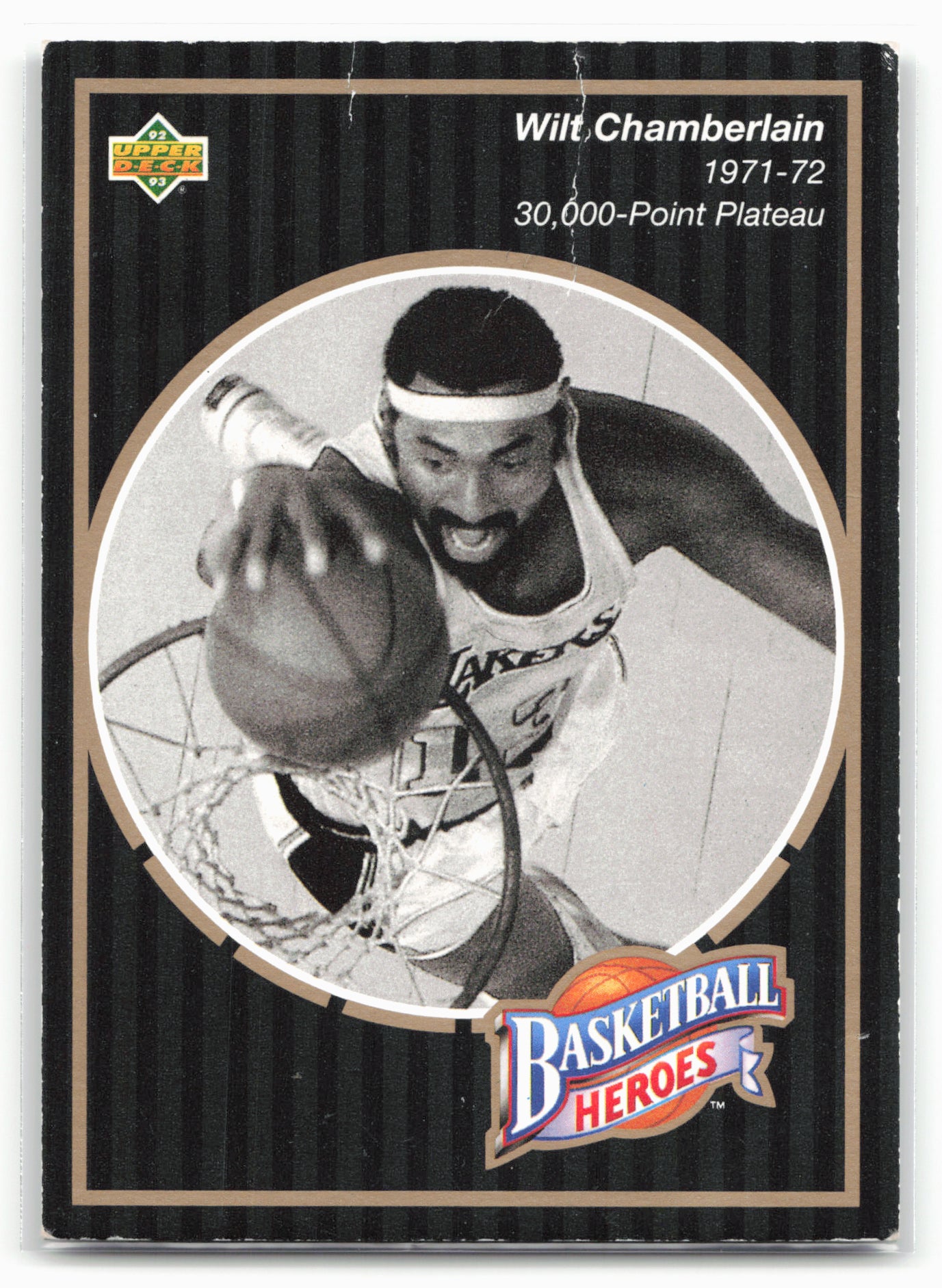 1992-93 Upper Deck #16 Wilt Chamberlain Basketball Heroes: Wilt Chamberlain