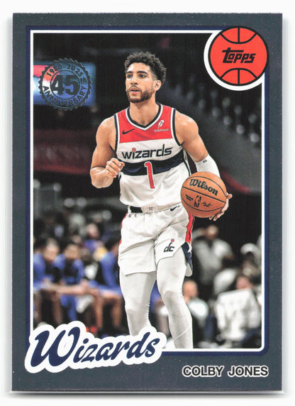 2025-26 Topps #80BK-20 Colby Jones 1980-81 Topps Basketball 24255