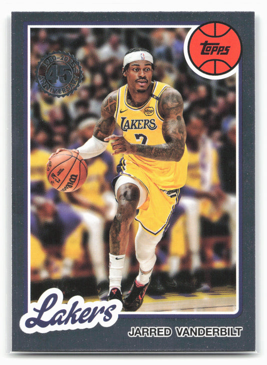 2025-26 Topps #80BK-50 Jarred Vanderbilt 1980-81 Topps Basketball 24256