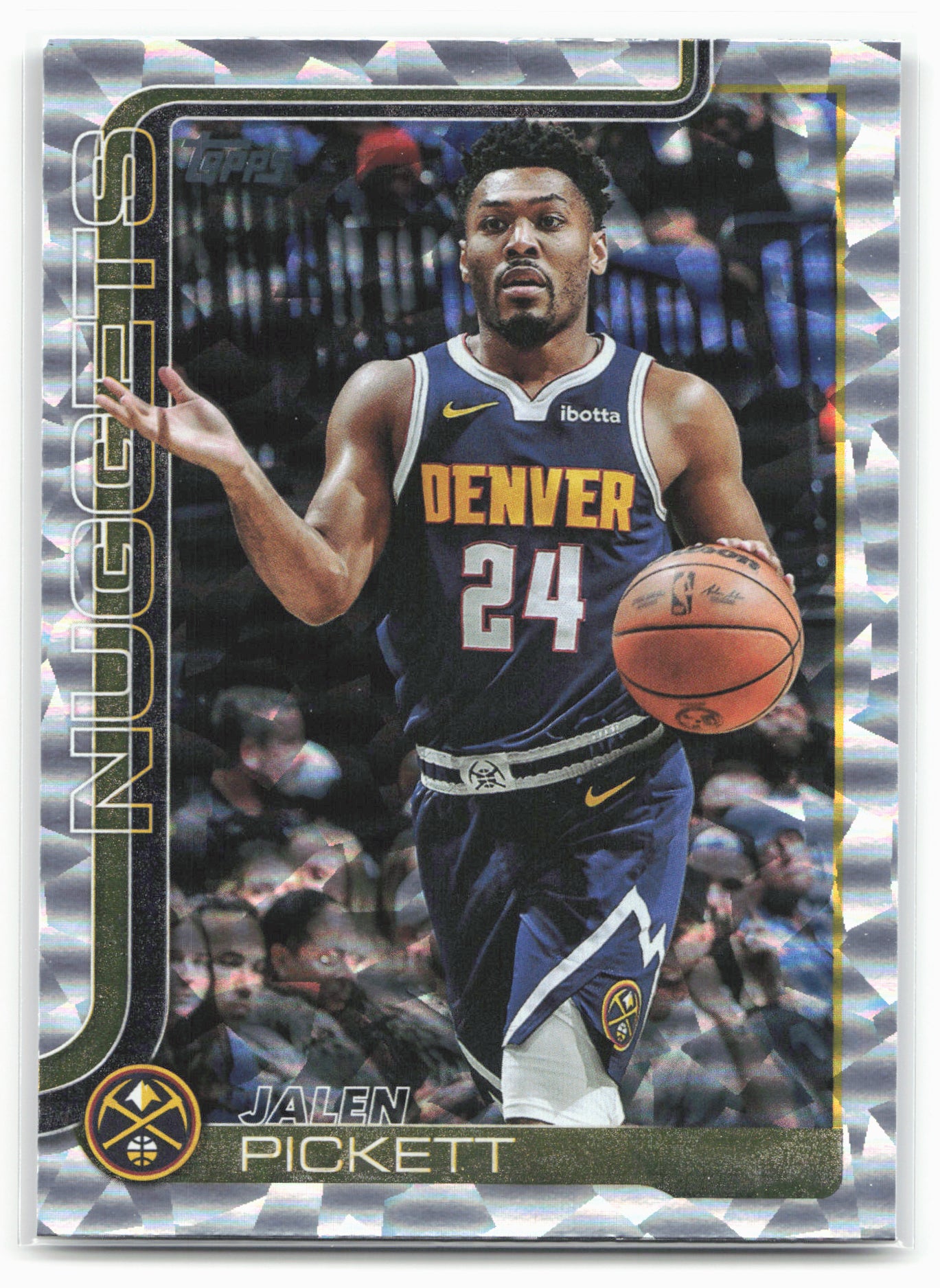 2025-26 Topps #107 Jalen Pickett Crackleboard