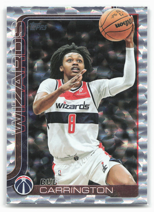 2025-26 Topps #97 Bub Carrington Crackleboard