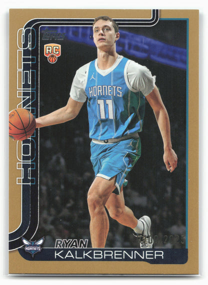 2025-26 Topps #234 Ryan Kalkbrenner Gold #/2025