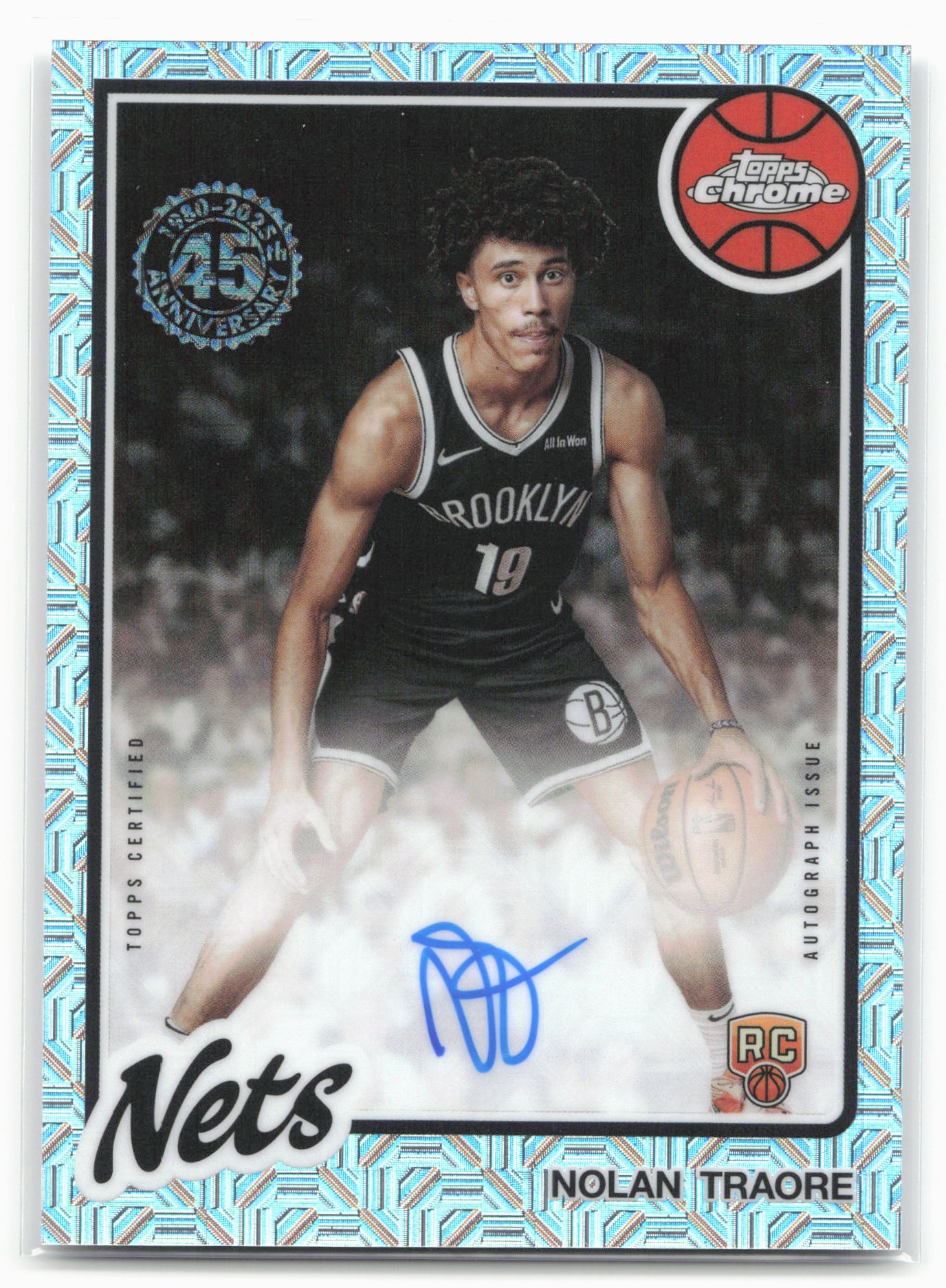 2025-26 Topps #80CR2-NT Nolan Traore 1980-81 Topps Chrome Basketball Autographs