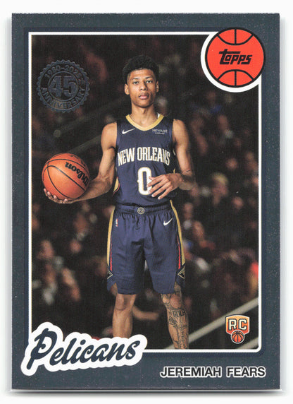 2025-26 Topps #80BK-98 Jeremiah Fears 1980-81 Topps Basketball 24276