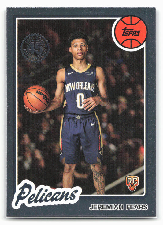 2025-26 Topps #80BK-98 Jeremiah Fears 1980-81 Topps Basketball 24276