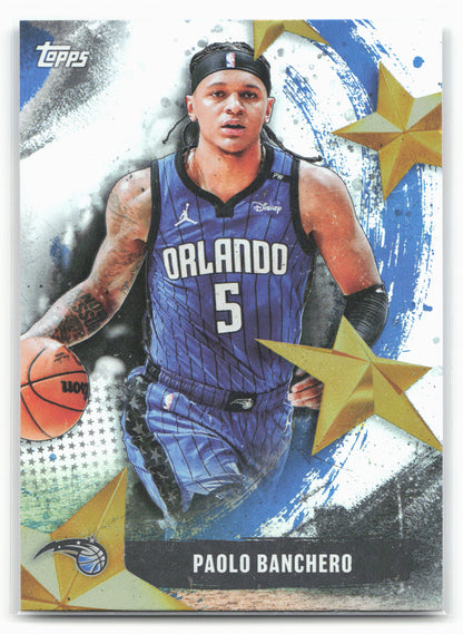 2025-26 Topps #SA-20 Paolo Banchero Stars of the NBA Rainbow Foilboard