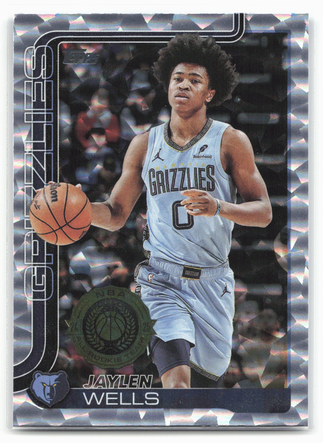 2025-26 Topps #183 Jaylen Wells Crackleboard 24295