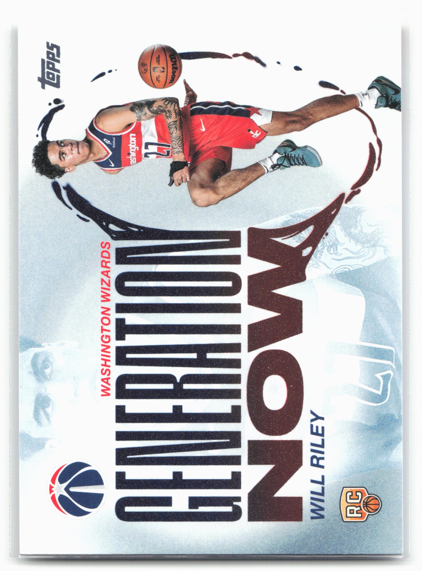 2025-26 Topps #GN-21 Will Riley Generation Now 24297