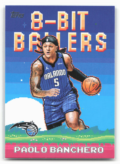 2025-26 Topps #8B-9 Paolo Banchero 8-Bit Ballers 24302
